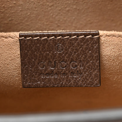 Gucci GG Supreme Monogram Web Ophidia Pouch Brown 6 of 9