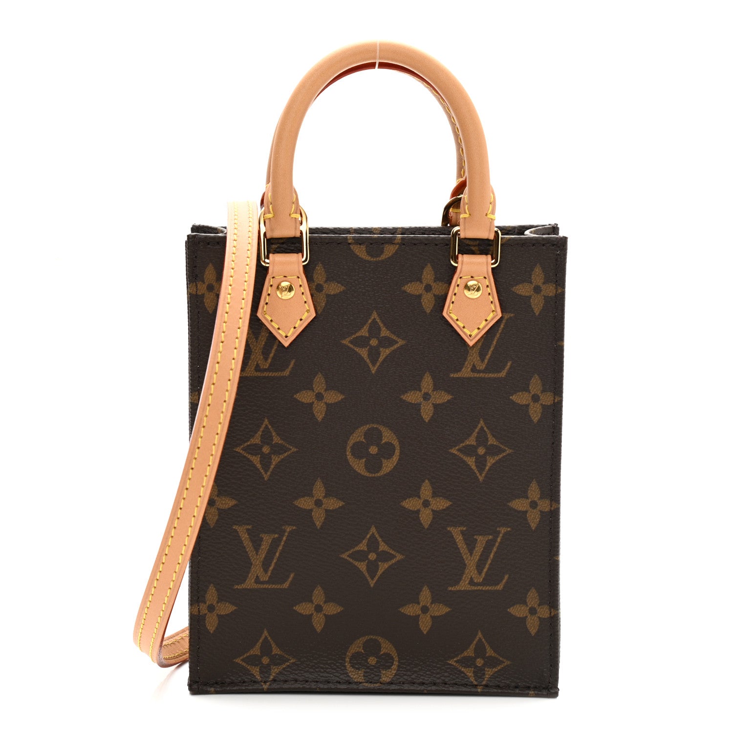Louis Vuitton Monogram Petit Sac Plat 1 of 9