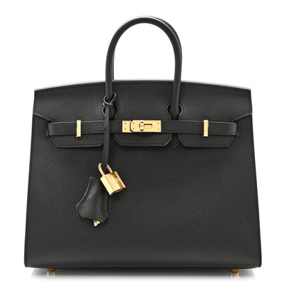 Hermes Epsom Birkin Sellier 25 Black 1 of 11