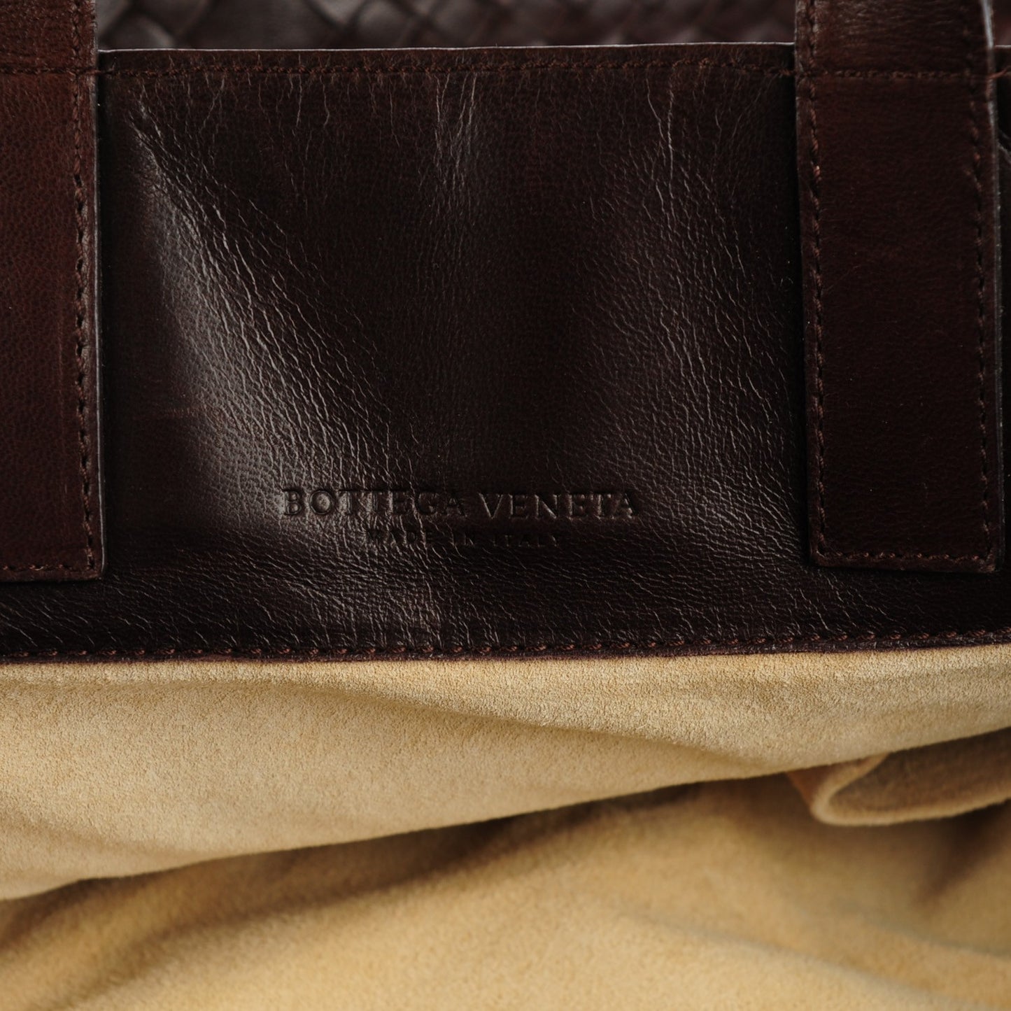 Nappa Intrecciato Tote Ebano