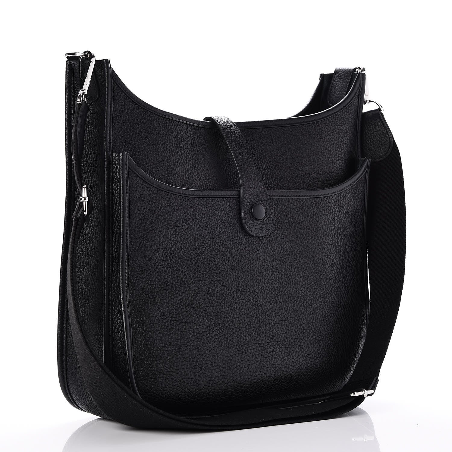 Hermes Taurillon Clemence Evelyne III GM Black 3 of 7
