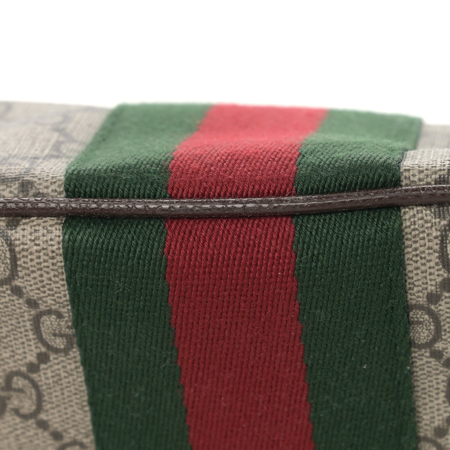 Gucci GG Supreme Monogram Web Small Ophidia Half Moon Hobo Brown 16 of 16