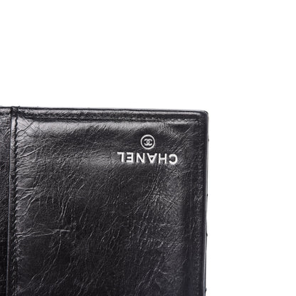 Chanel Metallic Aged Calfskin Quilted Reissue Long Flap Wallet So Black 8 of 11