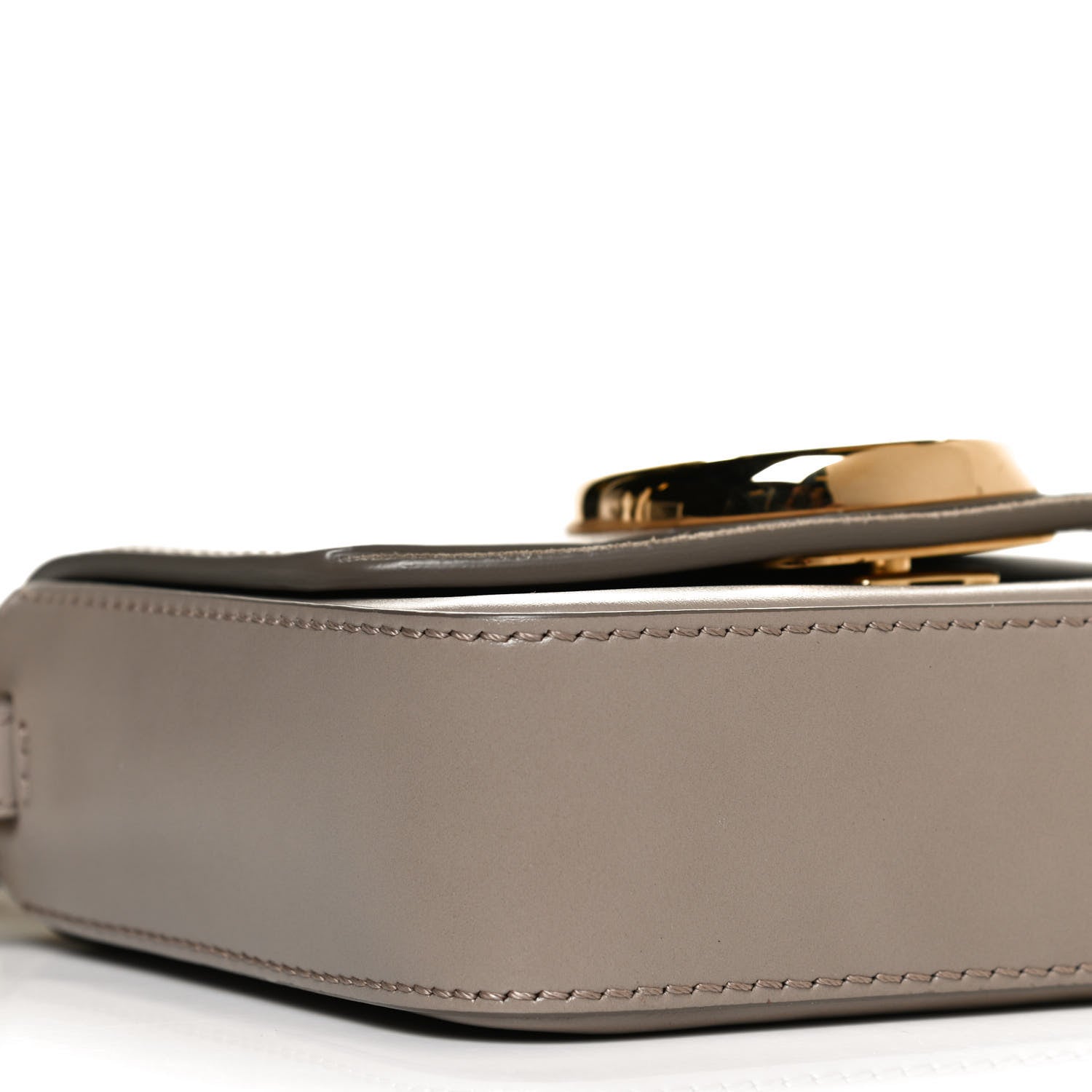 Chloe Shiny Calfskin Suede Mini C Double Carry Motty Grey 10 of 17