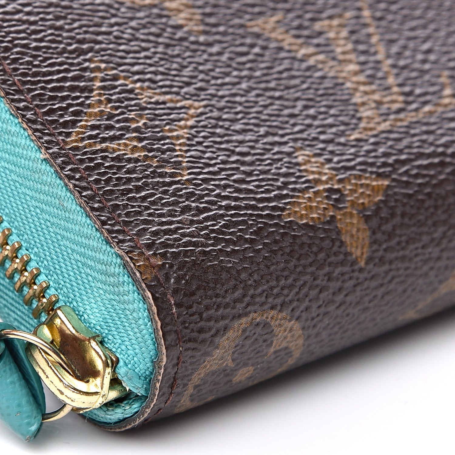 Louis Vuitton Monogram Zippy Multicartes Turquoise 6 of 9