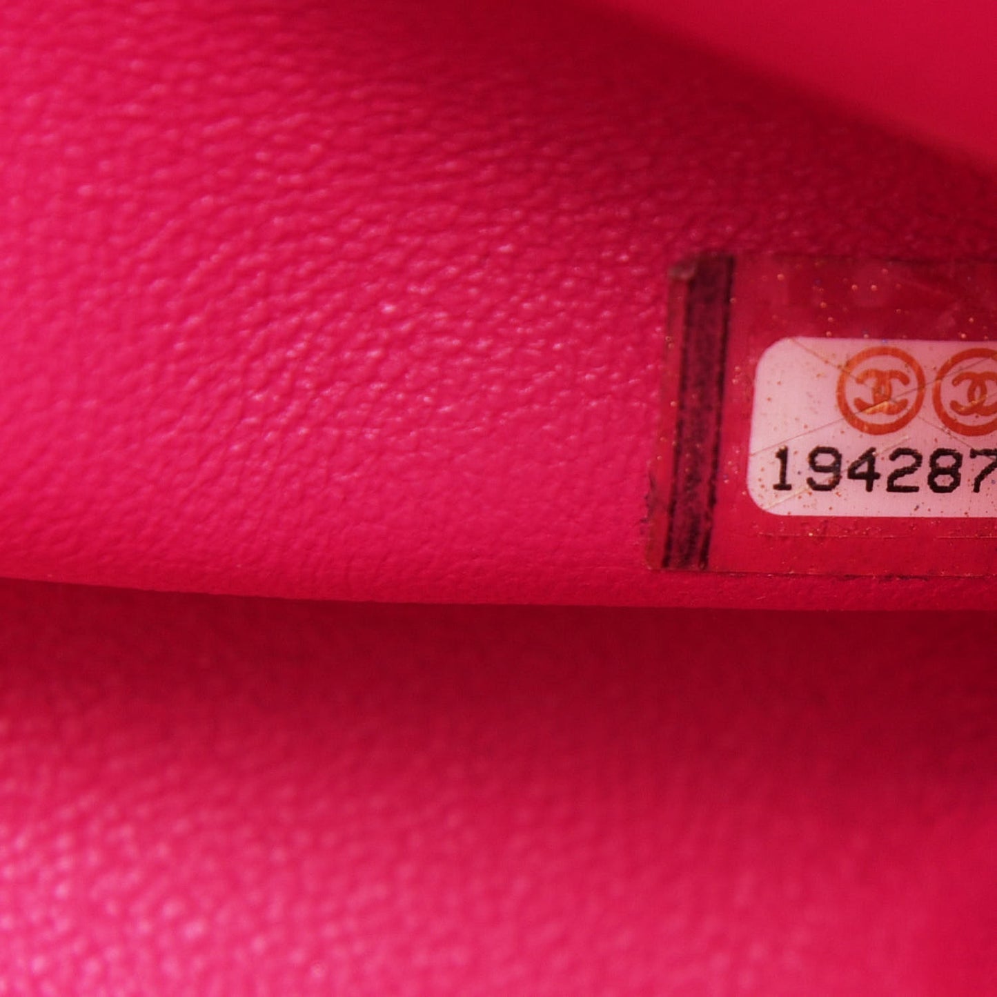 Lambskin Quilted Jumbo Double Flap Fuchsia