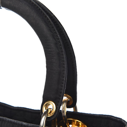 Christian Dior Nylon Cannage Medium Lady Dior Black 12 of 19