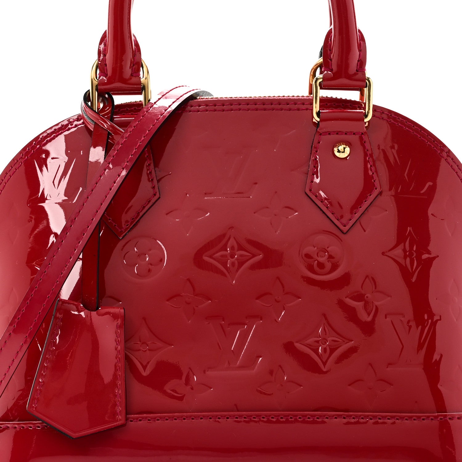 Louis Vuitton Vernis Alma BB Rose Indien 7 of 9