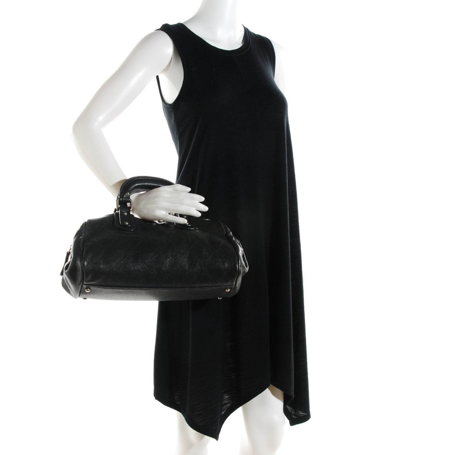 Chanel Caviar Small Outdoor Ligne Doctor Bag Black 2 of 7