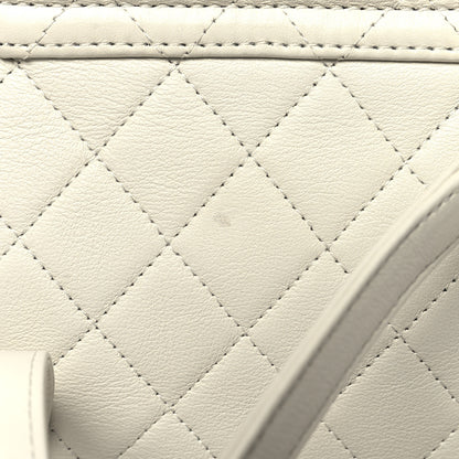 Chanel Lambskin Quilted Small Duma Drawstring Backpack White 11 of 11