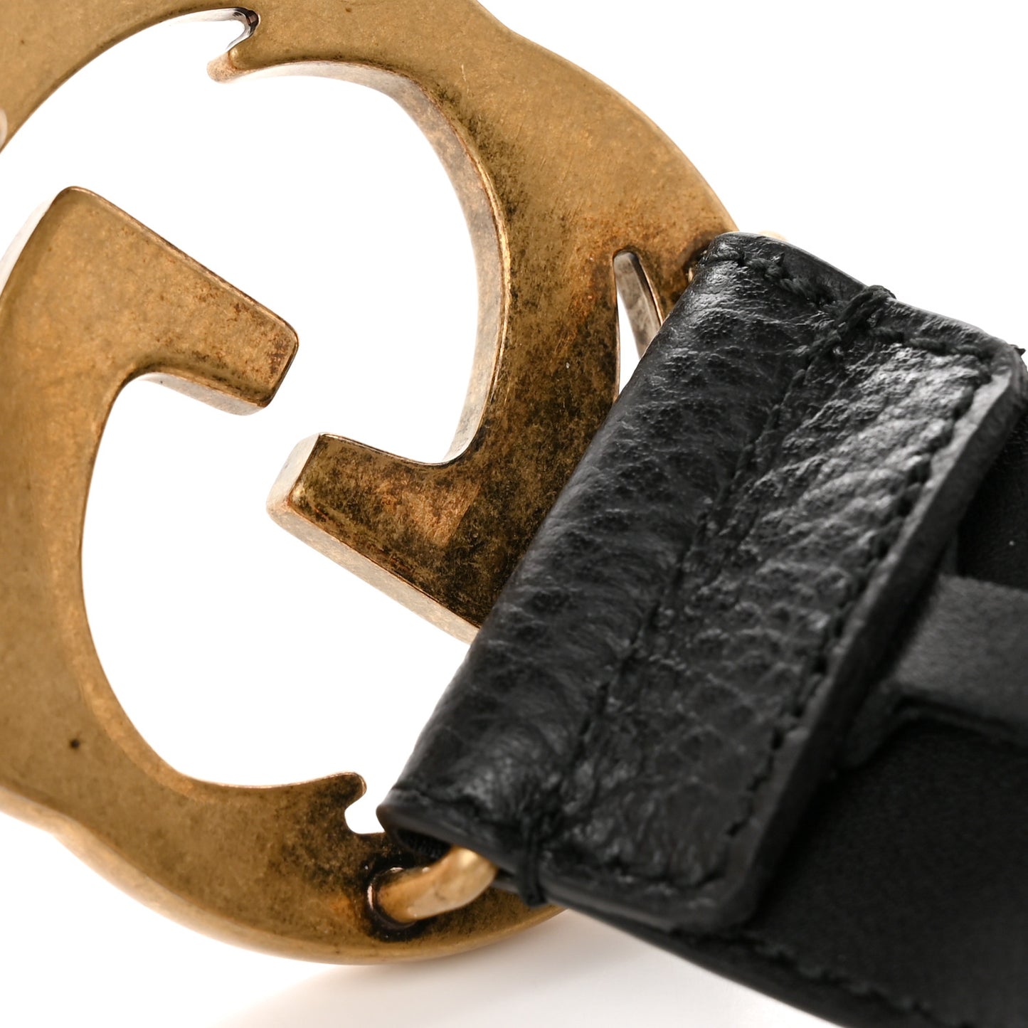 Calfskin Interlocking G Belt 95/38 Black