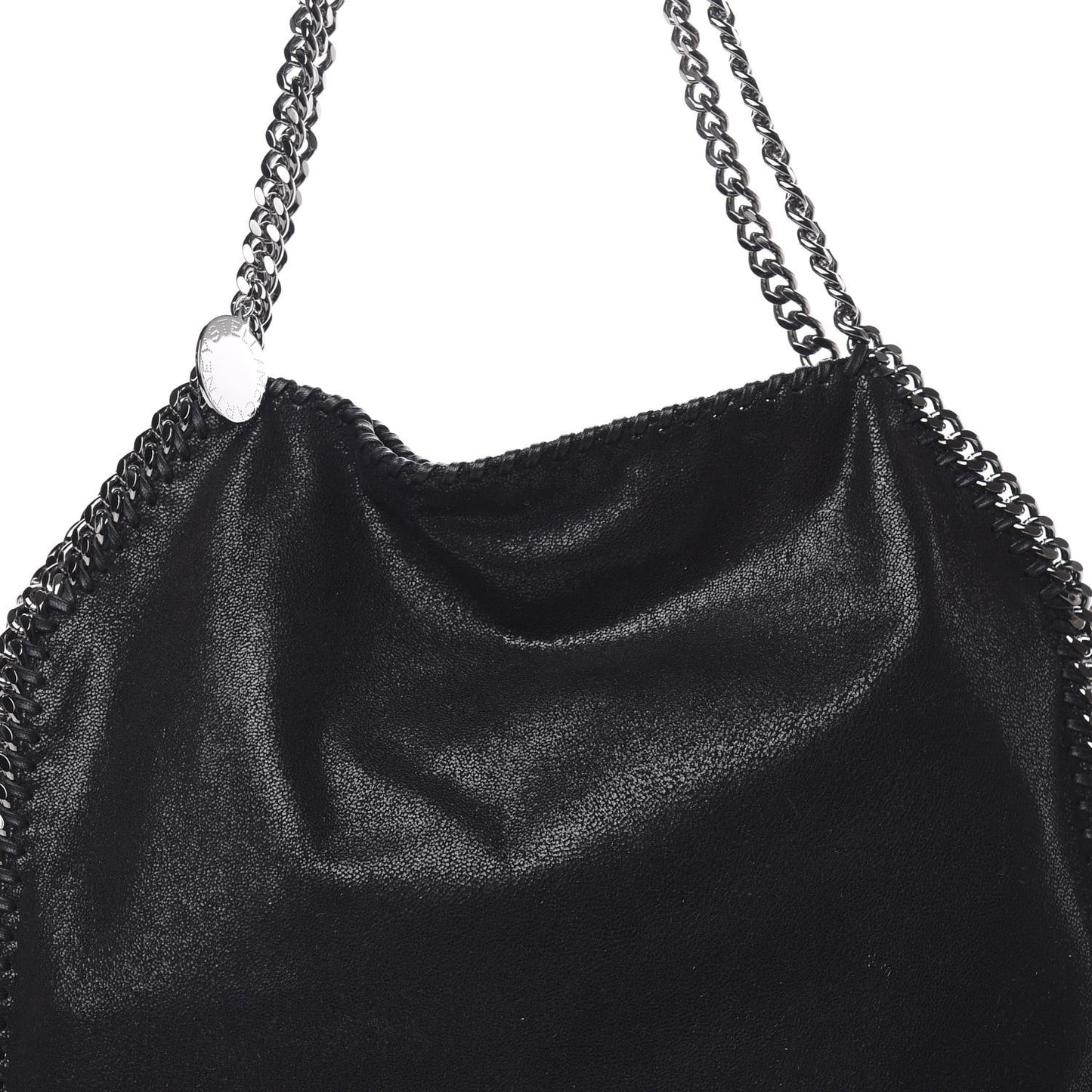 Shaggy Deer Small Falabella Tote Black