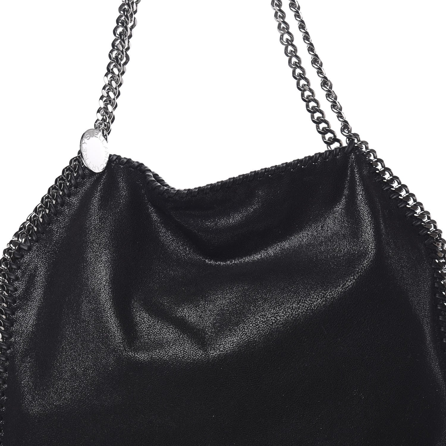 Stella McCartney Shaggy Deer Small Falabella Tote Black 8 of 10