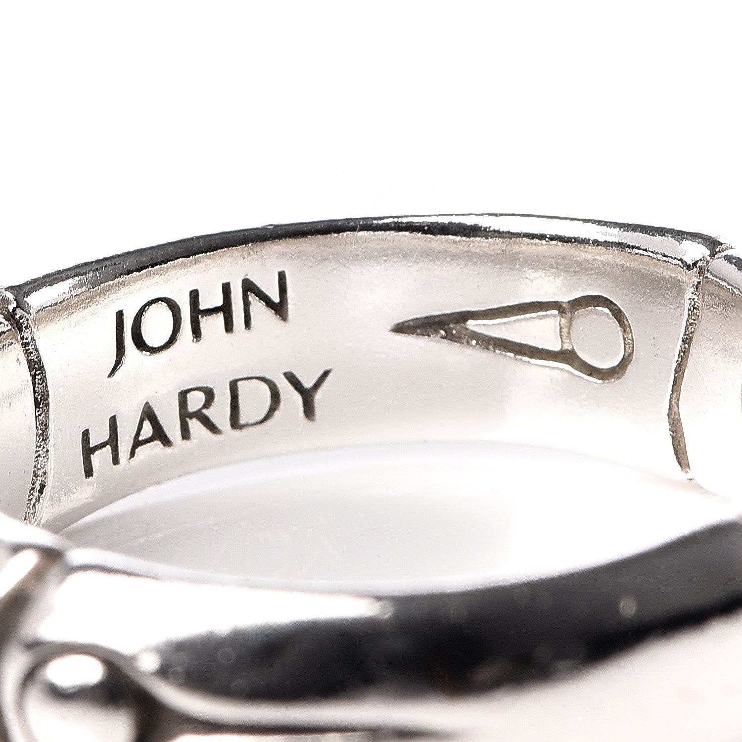 John Hardy Sterling Silver 6mm Bamboo Ring 54 7 4 of 6