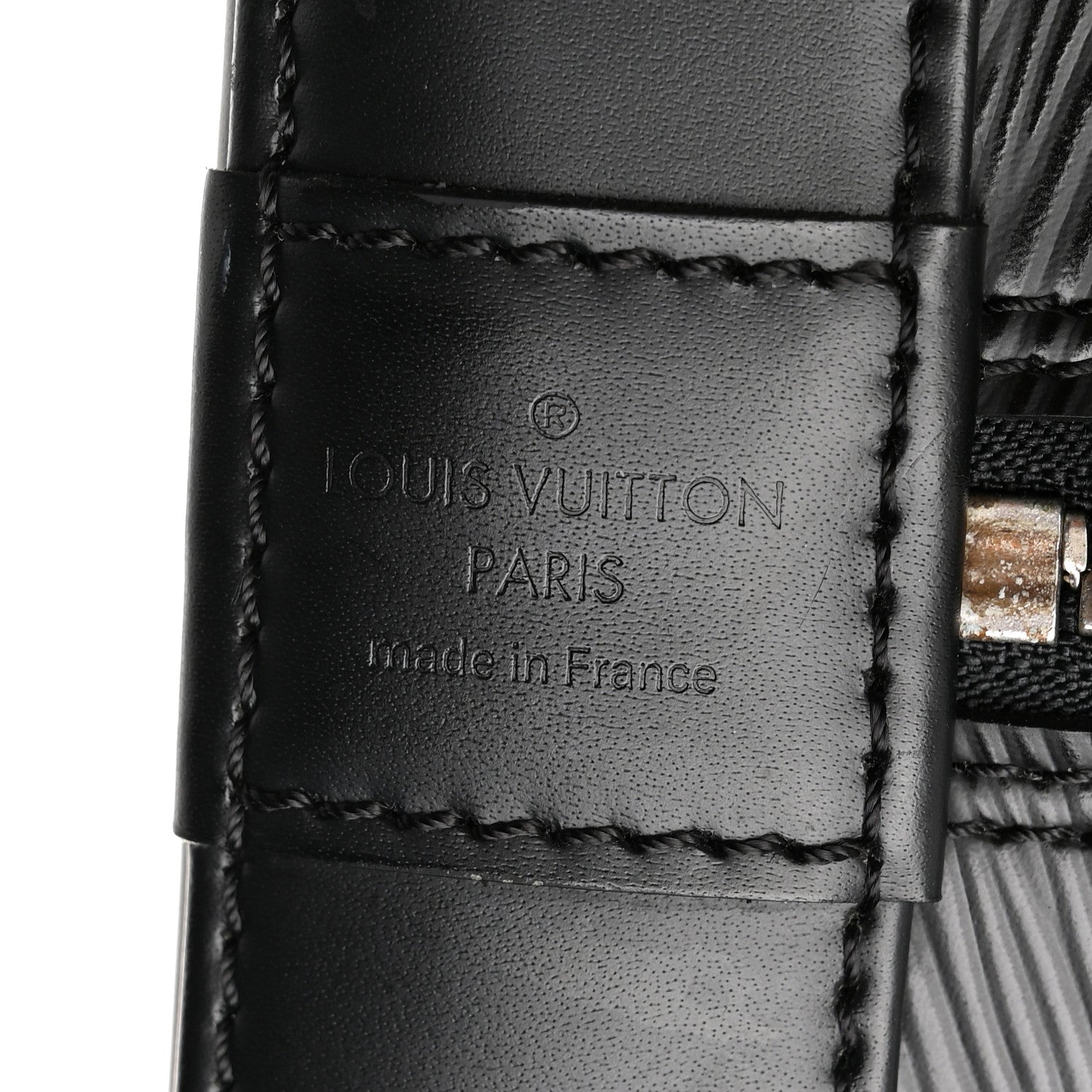 Louis Vuitton Epi Alma GM Black 5 of 8