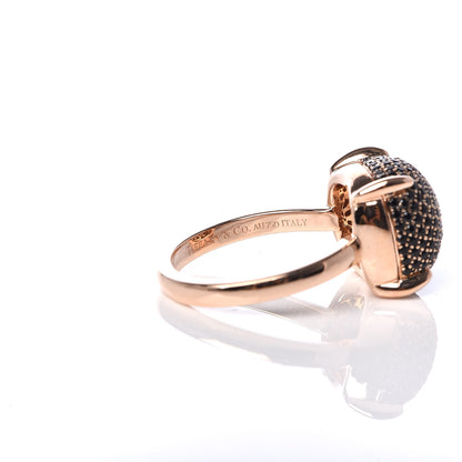 Tiffany 18K Rose Gold Black Spinel 12mm Paloma Picasso Sugar Stacks Ring 52 6 6 of 6