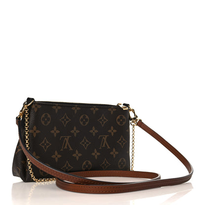 Louis Vuitton Monogram Pallas Clutch Black 3 of 9