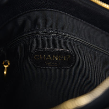 Chanel Caviar Quilted Flap Shoulder Bag Black 5 of 9