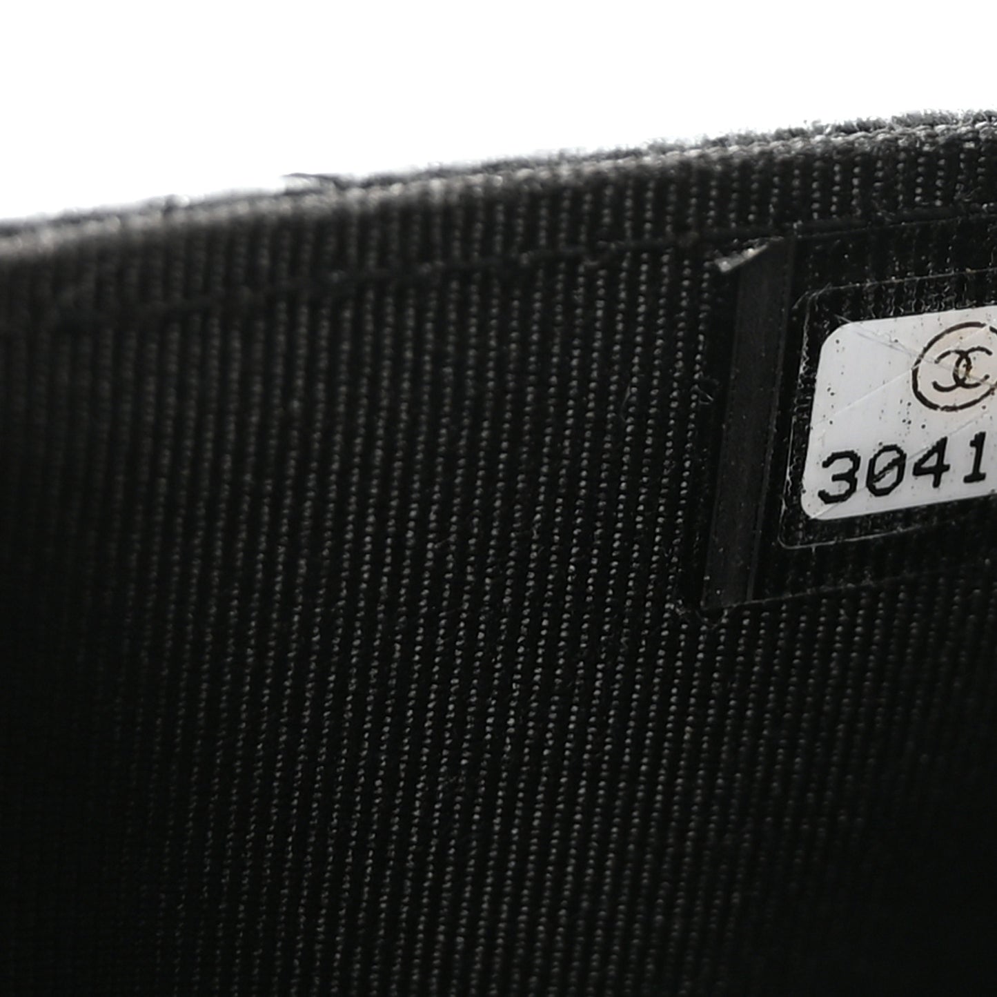 Caviar Quilted Flap Card Holder Wallet Black