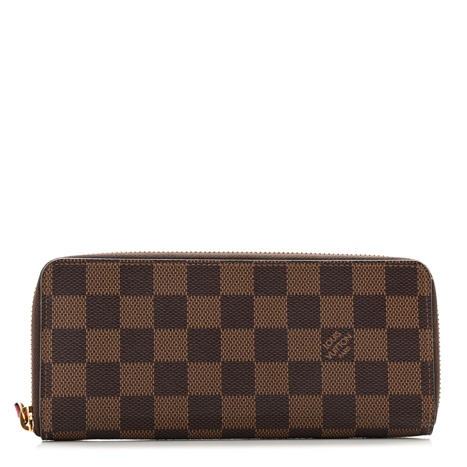 Louis Vuitton Damier Ebene Clemence Wallet Cherry 1 of 11