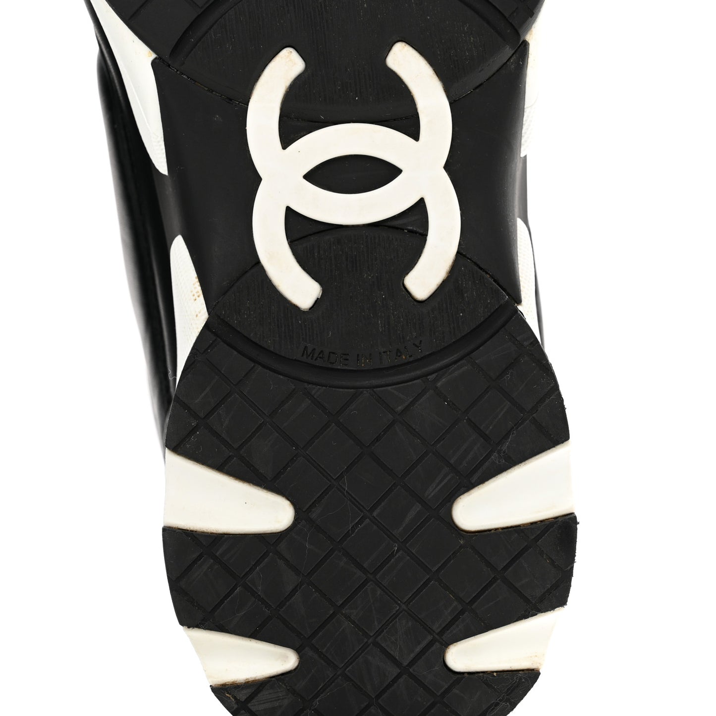Calfskin CC Sneakers 40 Black