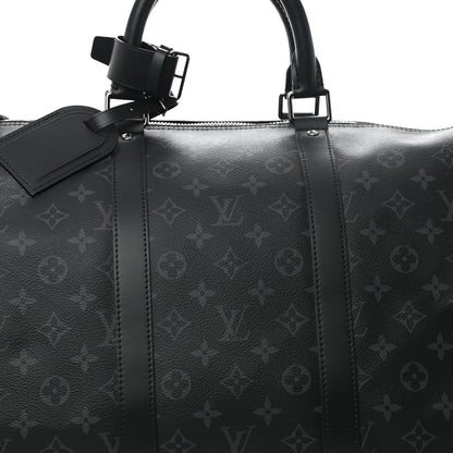Louis Vuitton Monogram Eclipse Keepall Bandouliere 55 7 of 9