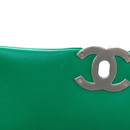Chanel Lambskin Quilted Medium Chanel 19 Flap Green 11 of 13