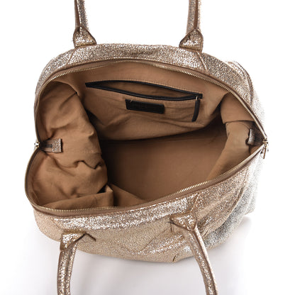 Saint Laurent Volcano Crackled Calfskin Medium Easy Y Bag Gold 5 of 30