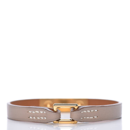 Hermes Tadelakt Micro Kelly Bracelet M Argile 3 of 6