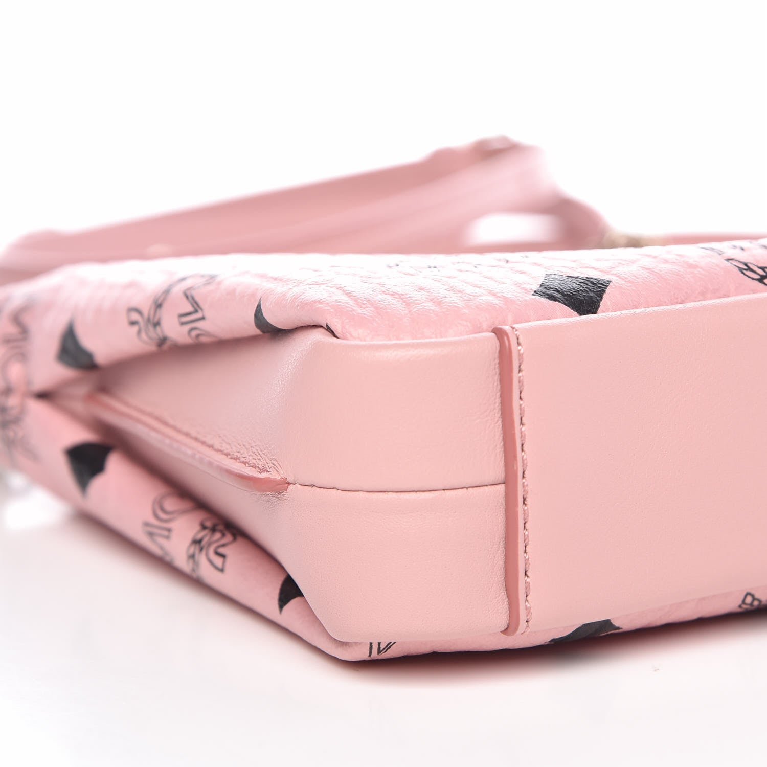 MCM Visetos Medium Millie Zip Crossbody Bag Soft Pink 7 of 8
