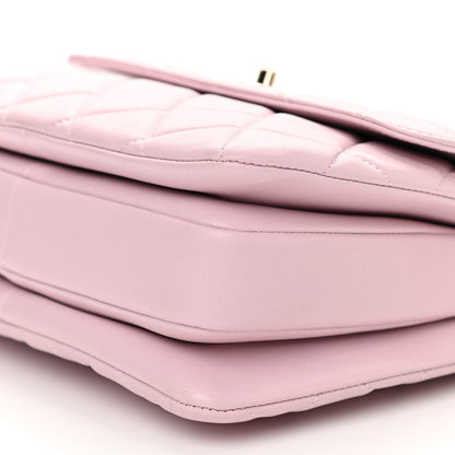 Chanel Lambskin Quilted Small Trendy CC Flap Dual Handle Bag Light Pink 10 of 13