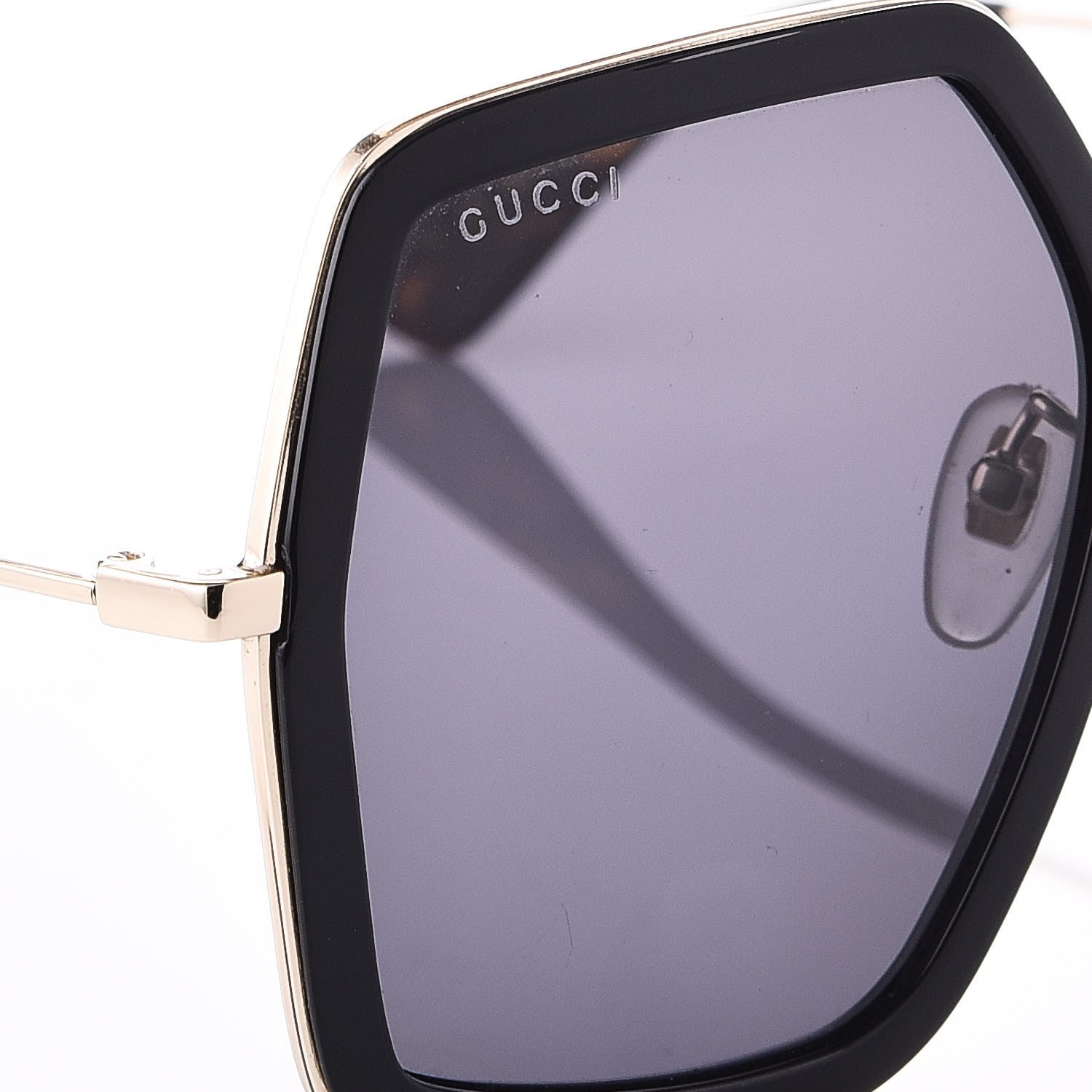 Gucci Square Frame GG0106S Sunglasses Black 7 of 8