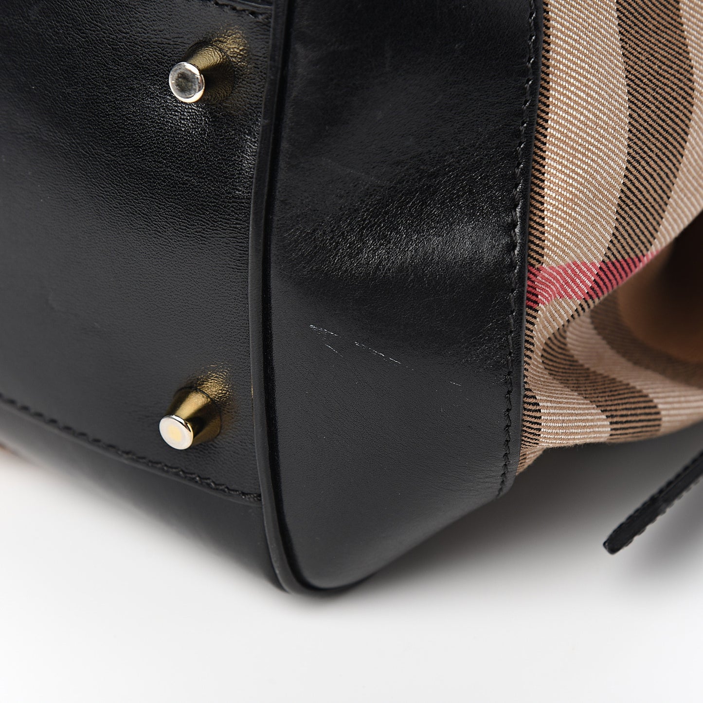 House Check Small Canterbury Tote Black