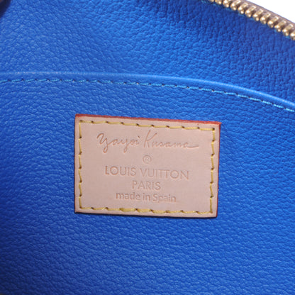 Louis Vuitton Monogram Kusama Pumpkin Dots Cosmetic Pouch Blue 5 of 6