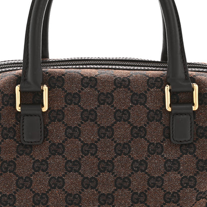 Gucci Monogram Small Boston Dark Brown 8 of 13