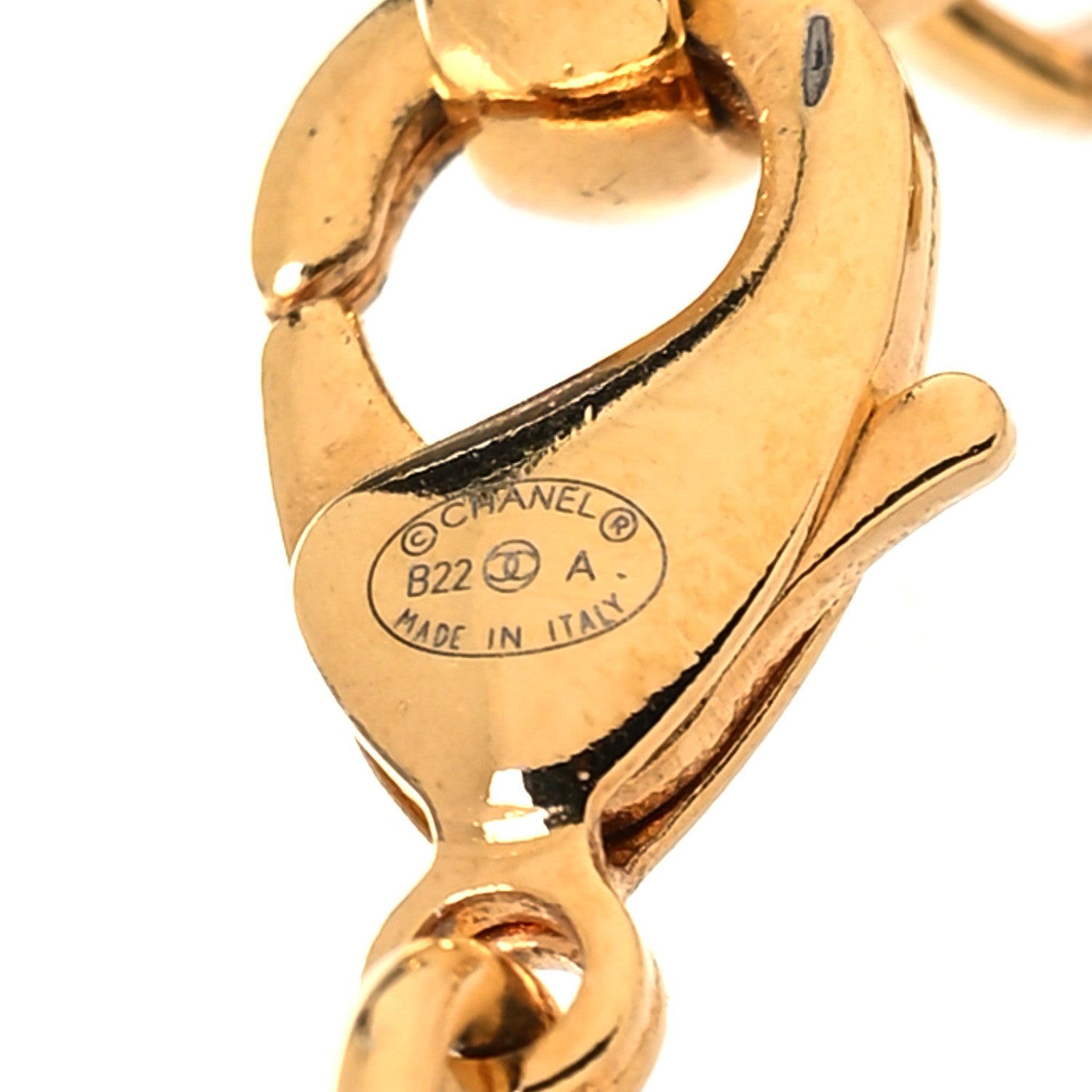 Chanel Metal 31 Rue Cambon Door Long Necklace Gold 5 of 6