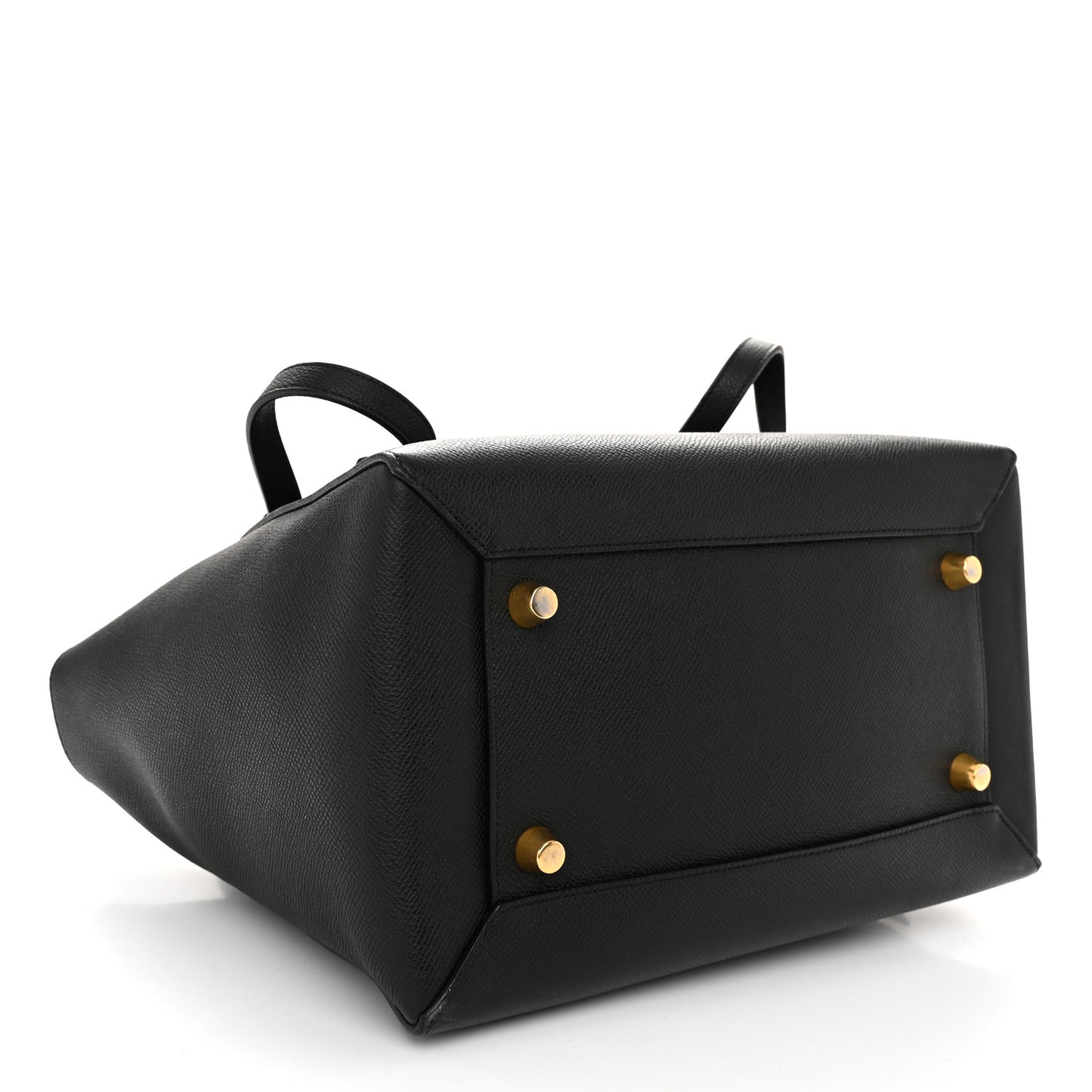 Grained Calfskin Mini Belt Bag Black