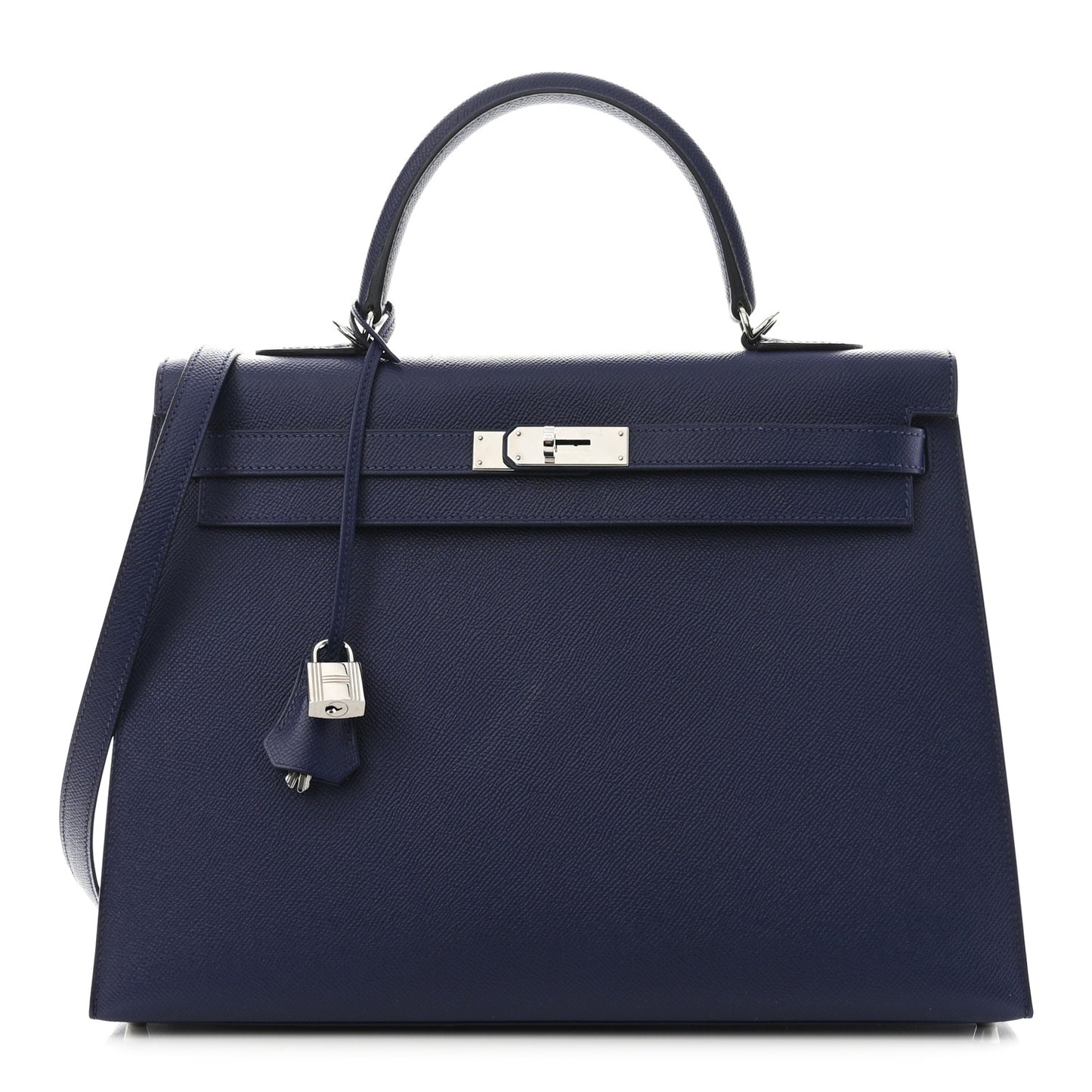 Epsom Kelly Sellier 35 Bleu Saphir