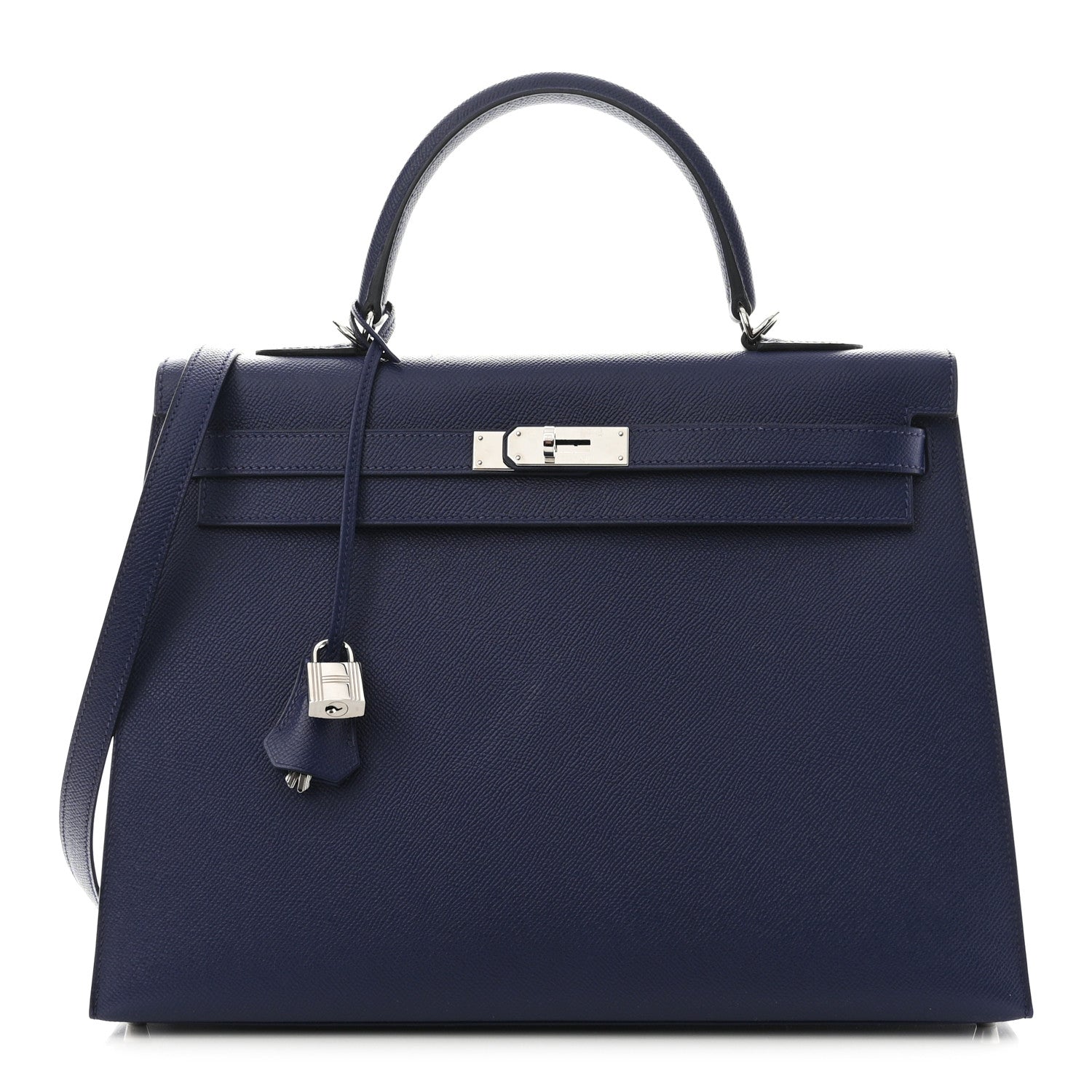 Hermes Epsom Kelly Sellier 35 Bleu Saphir 1 of 13