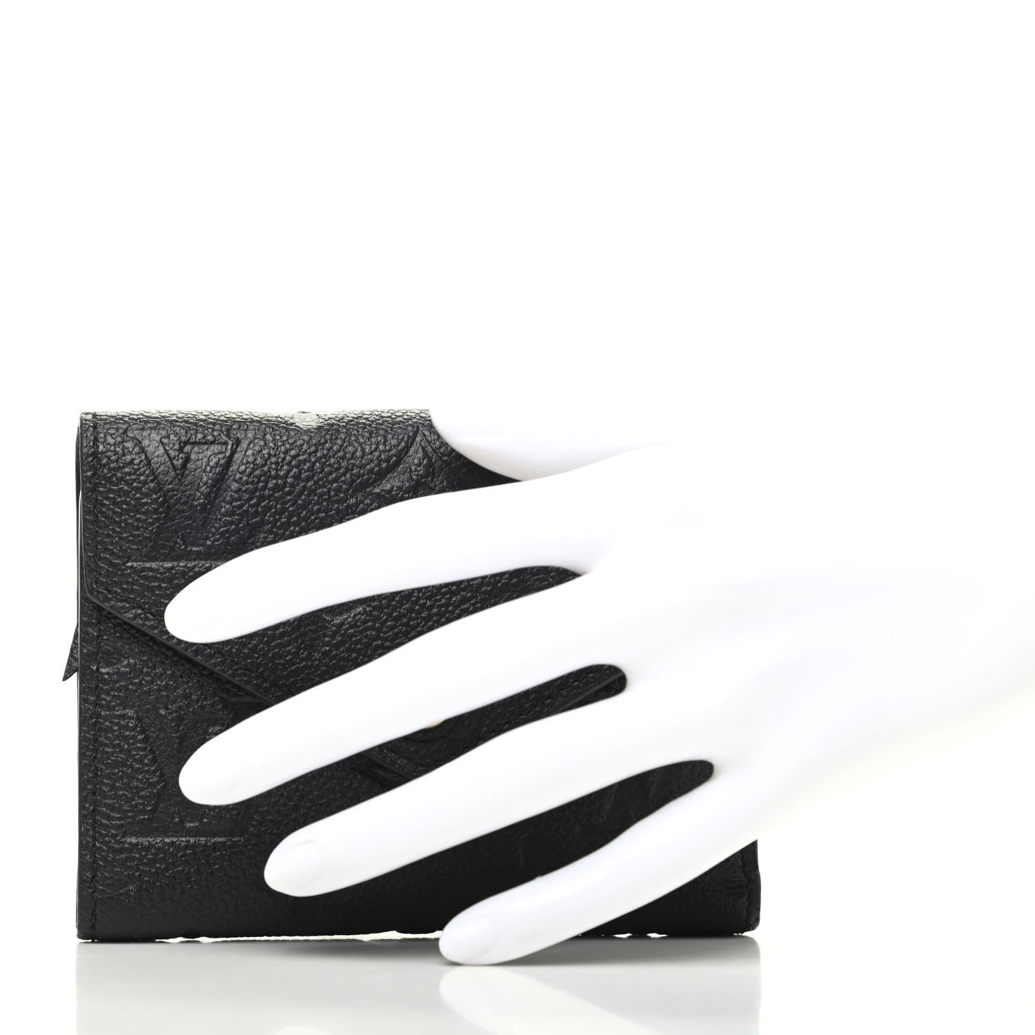 Louis Vuitton Empreinte Victorine Wallet Black 2 of 7