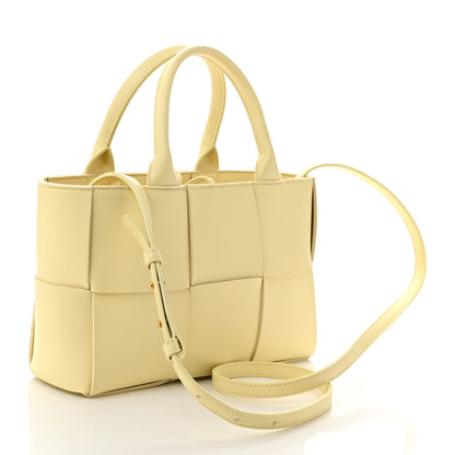 Bottega Veneta Nappa Maxi Intrecciato Mini Arco Tote Ice Cream 4 of 10