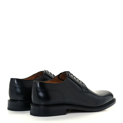 Christian Dior Polished Calfskin Mens Derby Shoe 45 Black 4 of 11