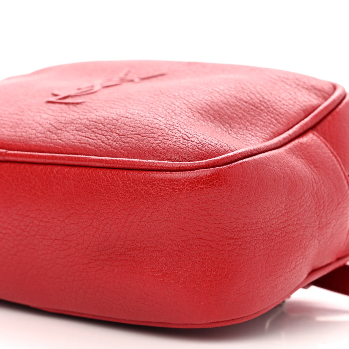 Lambskin Monogram Lou Belt Bag Red