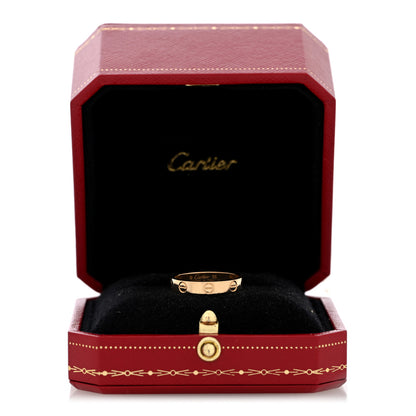 Cartier 18K Yellow Gold 3.5mm LOVE Wedding Band Ring 55 7.25 5 of 5