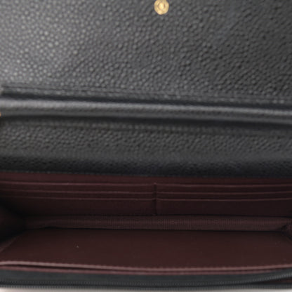 Chanel Caviar Quilted Wallet On Chain WOC Black 5 of 12