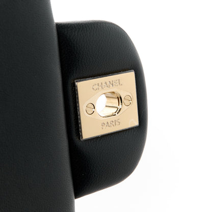 Chanel Lambskin Resin Crystal Square Quilted Mini Monacoco Flap Black 7 of 12