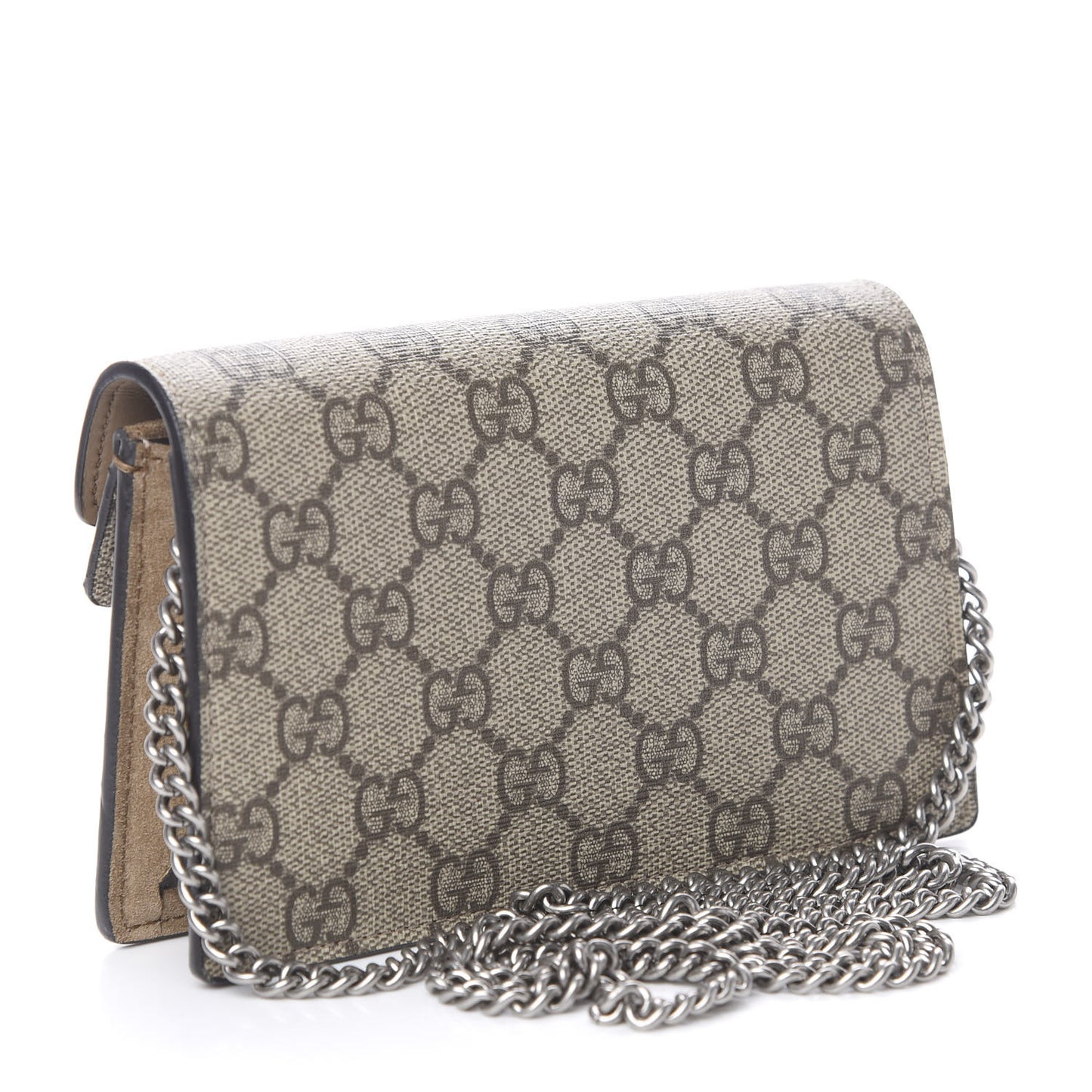 GG Supreme Monogram Super Mini Dionysus Shoulder Bag Taupe