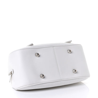 Christian Dior Calfskin Cannage Handbag White 3 of 4