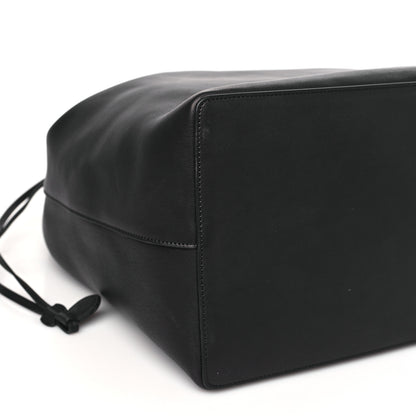 The Row Saddle Calfskin Belvedere Bucket Bag Black 7 of 8