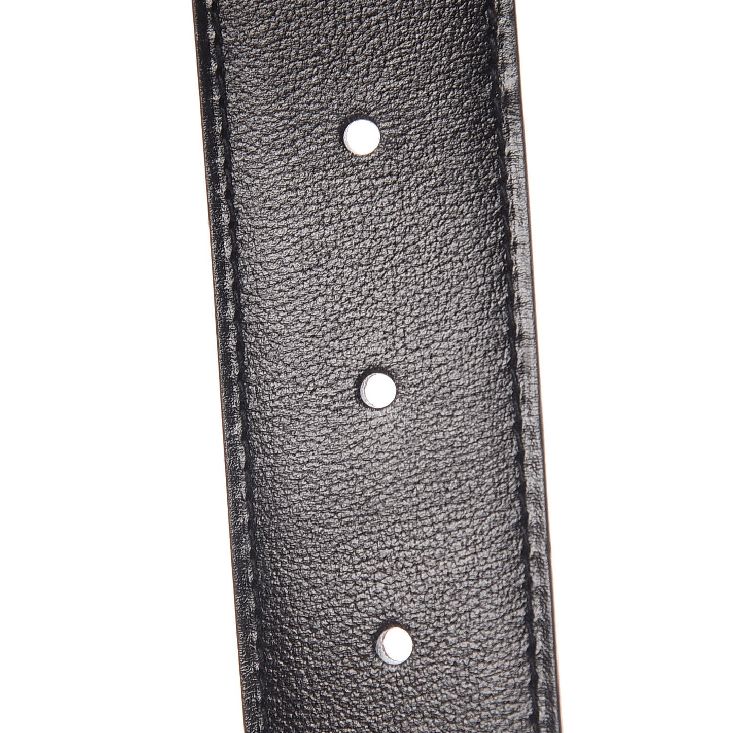 Box Togo 32mm Guilloche H Belt 85 Black Bordeaux